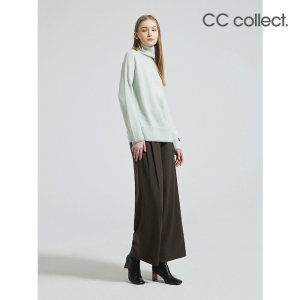 씨씨콜렉트 투턱 벨티드 와이드 팬츠 KA_C224MSA037 마감임박