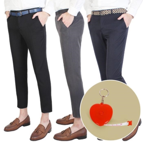 필골드 셀러허브 RG5OO3PR 남성 9부 춘추 슬랙스 팬츠3종n줄자set 셀러허브