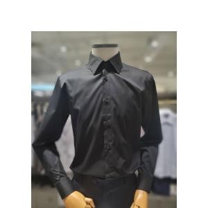  지이크 YO FW 블랙 클래식카라 베이직 드레스 긴팔 정장 기본 셔츠 PFBAH5505 BK