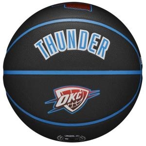 윌슨  NBA 팀 시티 콜렉터 오클라호마 썬더 볼 WZ4016421ID 남여공용 농구 블랙 7 EU