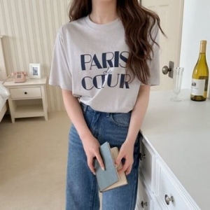 피그먼트 크루 반팔 신상 나염 티 여름반팔 반팔티 WD7D9EC