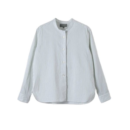 마가렛호웰 WOSH0259S24KBN WXG 버튼 카라리스 셔츠 긴팔 남방