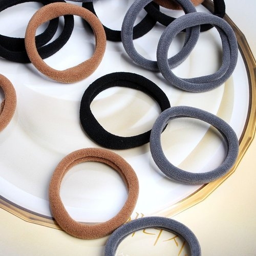 바비 통통 머리끈 60p 3컬러 매듭없는 머리고무줄_WBF6154