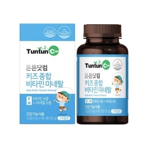 튼튼닷컴 키즈 종합 비타민미네랄 1500mg 90정