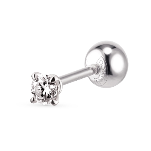 도로시  14k 포인트 랩 다이아몬드 4프롱 피어싱