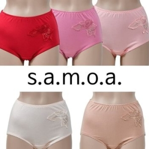 포인트 사모아우아한 삼각 플라워 맥시팬티 우아한 사 WD825DD