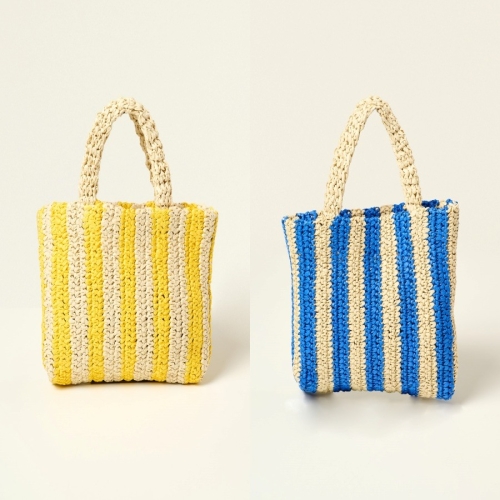 BCBG 스트라이프 핸들 BAG_B4M0A301