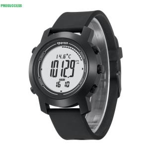 스마트 등산고도계 나침반 시계 GPS Borva2 날짜 시간 표시 일기 예보 기압계 3D 보수계 차가운 빛 온도계