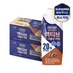 일동후디스 하이뮨 프로틴 밸런스 액티브 더블샷 커피 250ml