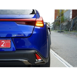 렉서스  자동차 트렁크 로고 스티커 배지 액세서리 광택 블랙 3D ABS 문자 번호 UX200h UX250h UX260h 하이