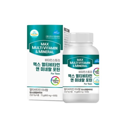 비타민스토리 맥스 멀티비타민 앤 미네랄 포틴 90정