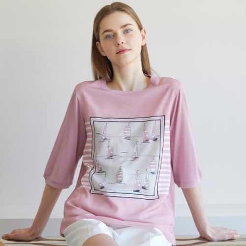 바띠 에센셜 인견 블라우스 핑크 엄마옷 홈쇼핑 상품 15313789