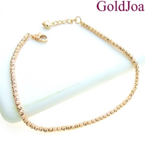 골드조아  럭셔리 신상 2.5mm 레인볼 체인 14k팔찌 y-ra25b