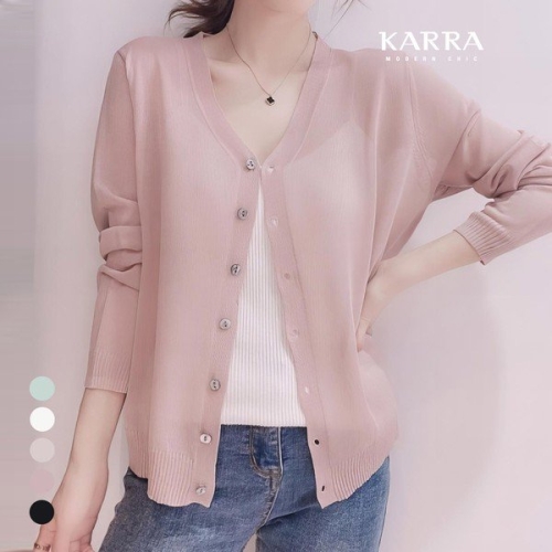 KARRA 바캉스심플시스루가디건_A4M1377