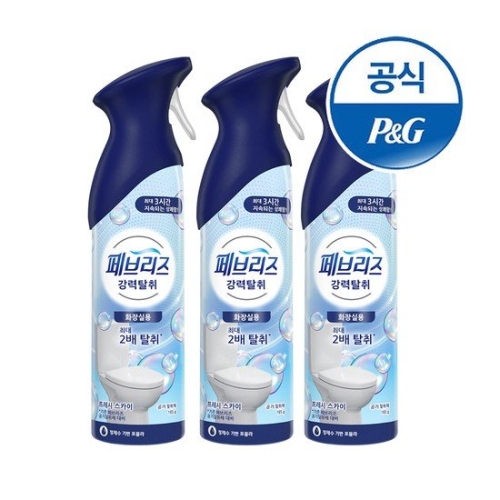 페브리즈 강력탈취 에어 프레시 스카이 165g