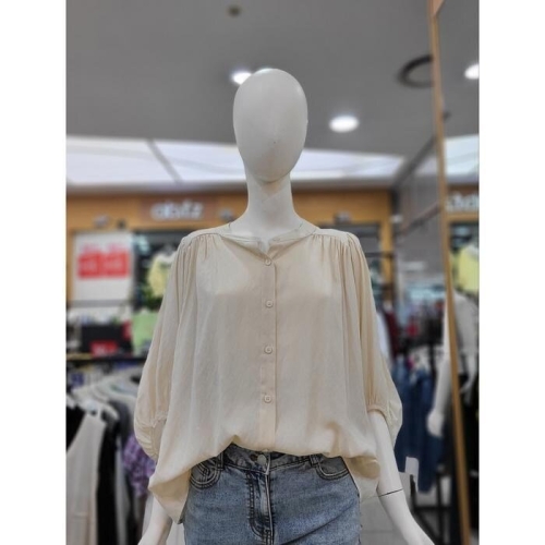 Ab.f.z 17173771- 세이브존05차이나넥셔링볼륨소매5부블라우스lfy3qb31