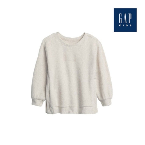 갭키즈 브러시트 플리스 슬릿 맨투맨 760203-00-9_OT