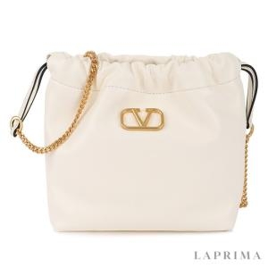 발렌티노 로고 화이트 버킷백 4W2P0Z87-VNL-098