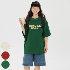 빅사이즈사랑해요 J969L407 포지티브큐티나염반팔티 DK