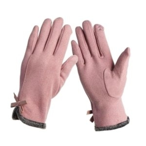 체리쉬 리본 터치장갑 핑크스 마트 여자 보온 장갑 WFCF9C6