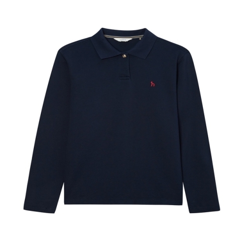 헤지스레이디스 여성 단색 면혼방 긴팔카라티셔츠 HSTS4DC81N2