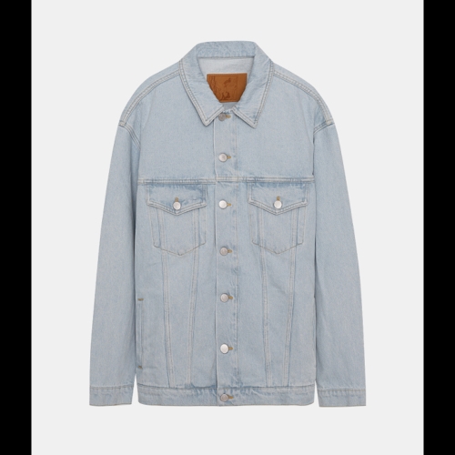 마틴로즈 CMR201DL 블루 오버사이즈 데님 자켓