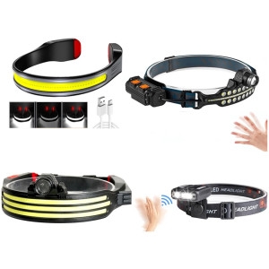 5구 5200루멘 충전식 LED 헤드랜턴