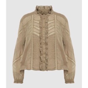 이자벨마랑 ISABEL MARANT 가이아 화이트 블라우스 HT0445FA B3J06E