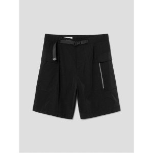 에잇세컨즈 벨티드 립스탑 유틸리티 쇼츠 블랙 454625FQA5