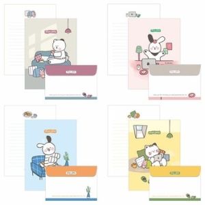 몽  포트 편지지20개 WE1CF56