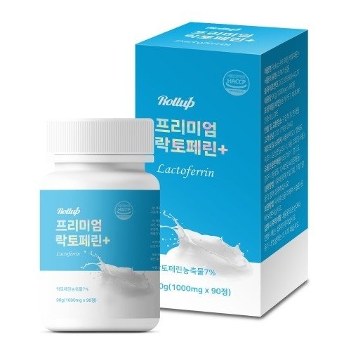  새롬바이오 롤업 프리미엄 락토페린 플러스 1000mg 90정 [6개]