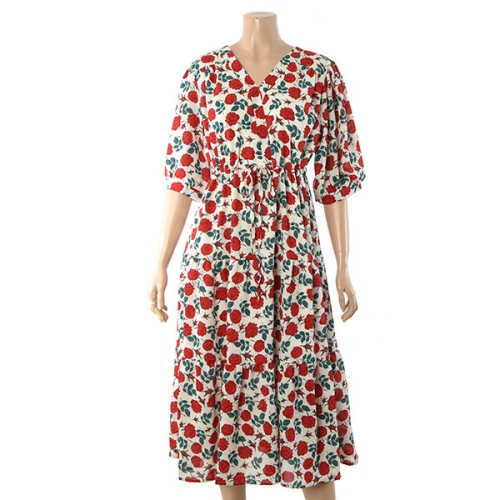 티나 레드장미원피스 TMB26062