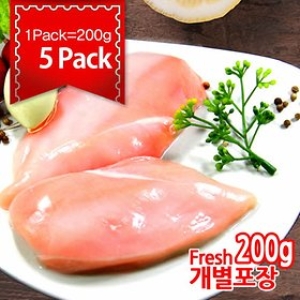  쉐프엔유 생닭가슴살 200g [5개]