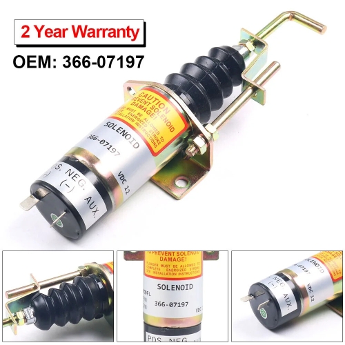 최고  2 리스터 페터 교체용 연료 차단 솔레노이드 12V 366-07197 SA-3405-T
