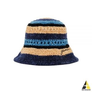 가니 GANNI BLUE CROCHET BUCKET HAT A5988 999 블루 크로셰 버킷햇 97365738