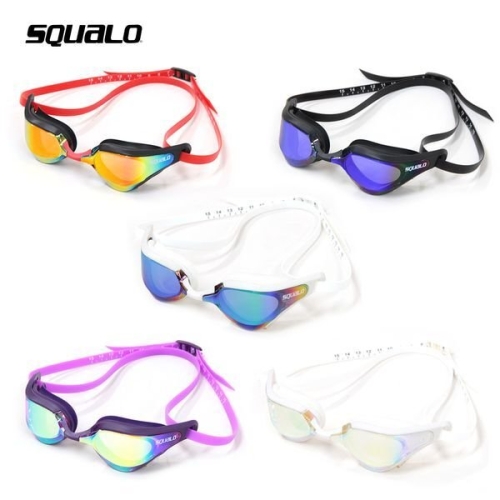 스쿠알로  레이싱 수경 물안경 안티포그 SGL1000M 블루