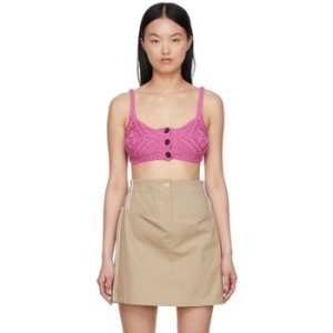 핑크 Commission 코튼 캐미솔 221400F111001