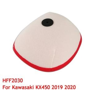 바이크  에어 필터 클리너 가와사키 KX450 KX 450 JKF JLF 4 스트로크 2019 2020 액세서리 HFF2030