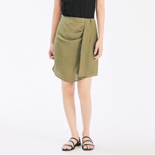 MIXXO 드레이프 미니 스커트 MIWWHB616G-T