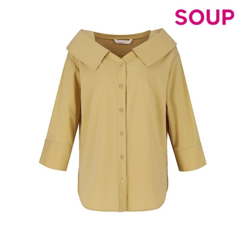 스위트숲 와이드 숄더 7부 셔츠 SY7LS33