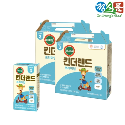 정식품 베지밀 킨더랜드 프리미엄 3단계 190ml