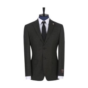 지이크 울100 이태리원단 투버튼 정장 자켓_PFJAI2025