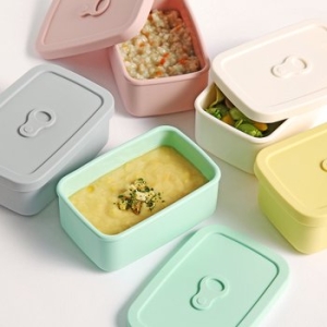 아름다운공간 비에르 스팀홀 실리콘 밀폐용기 M 350ml