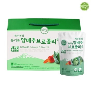 제주농장 유기농 양배추 브로콜리즙 100ml 30포