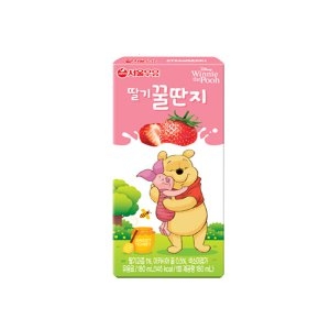 서울우유 딸기 꿀딴지 180ml