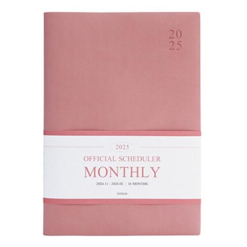 인디고  2025 오피셜 빅 먼슬리 스케줄러