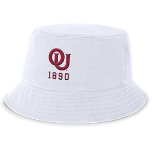 나이키  1073855 미국 칼리지 캡모자 Oklahoma Sooners Legacy Apex Bucket Hat Wh