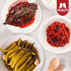 마녀바스켓  무말랭이1kgx1개+깻잎무침1kgx1개+간장고추1kgx1개