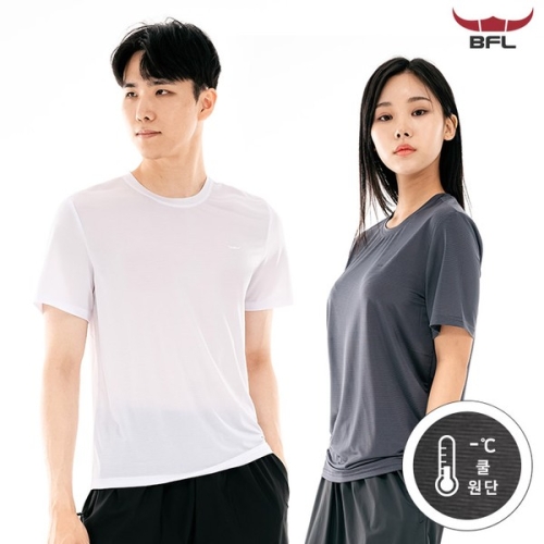 텐제로 BFL 남녀공용 여름 더위순삭 아이스쿨 고스판 반팔티셔츠 S24T-201M