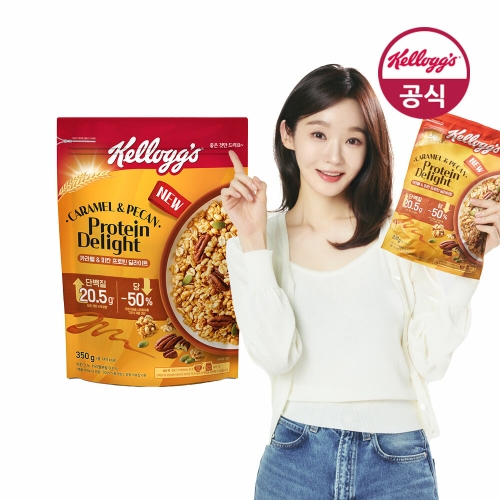 켈로그 카라멜 앤 피칸 프로틴 딜라이트 시리얼 350g